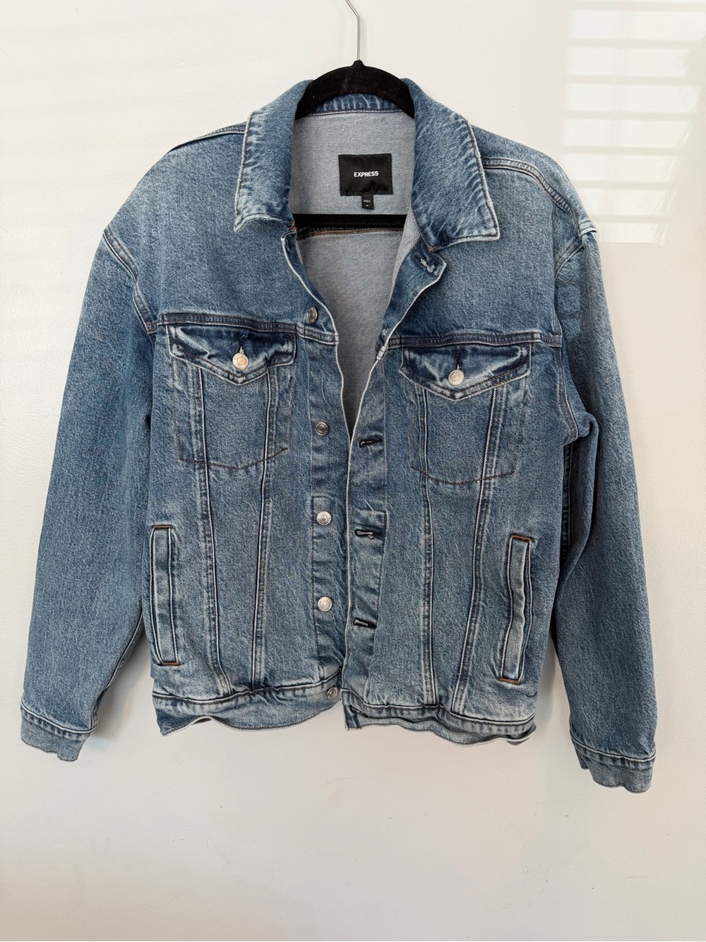Men’s Express Light Blue Denim Jacket